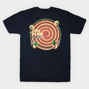 Love Plant colorful Geometric #62 T-Shirt